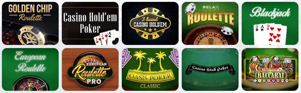 Jeux de table au WINSTLER CASINO