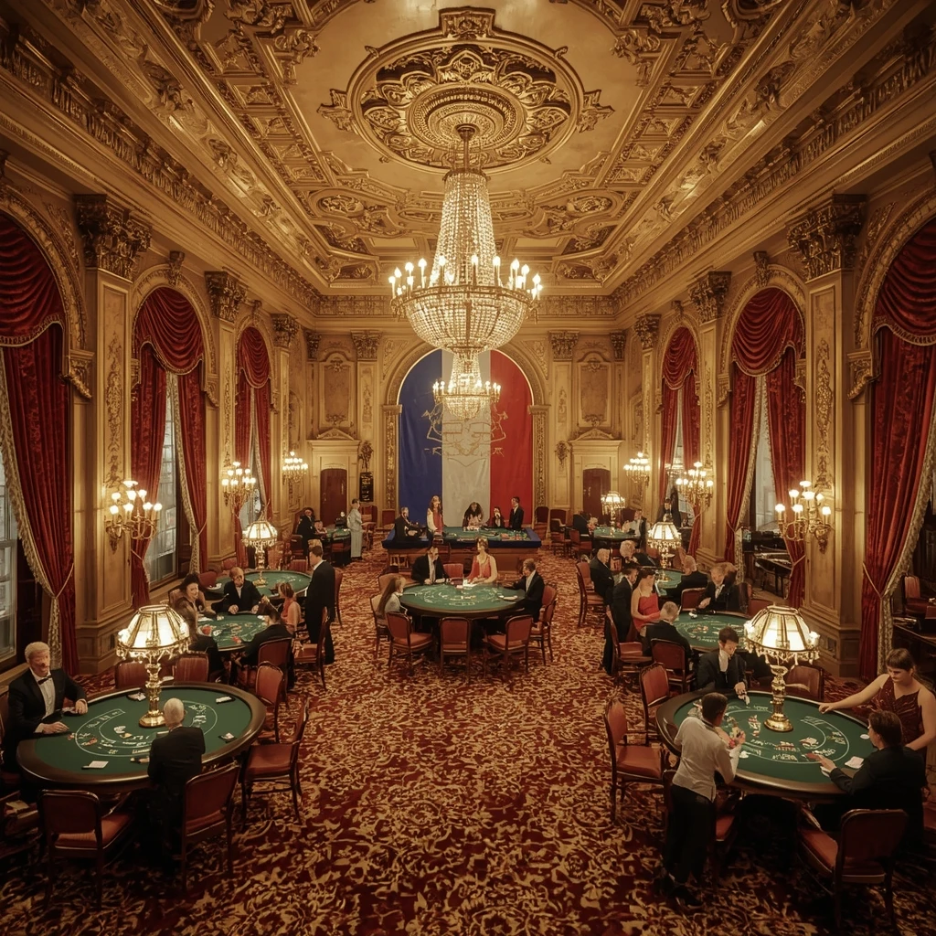 Le casino et le drapeau français WINSTLER CASINO